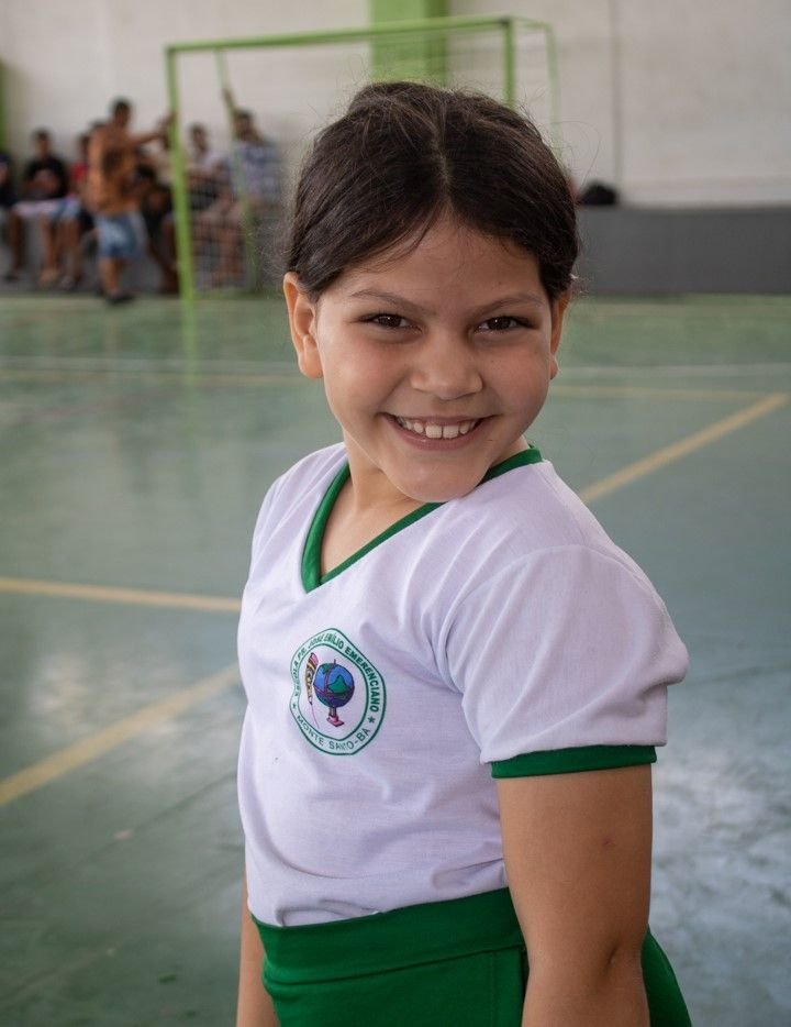 Aluna da escola