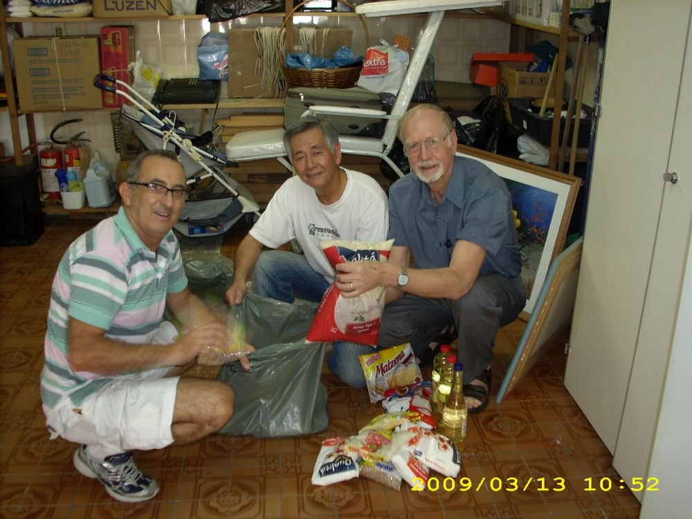Distribuição de donativos