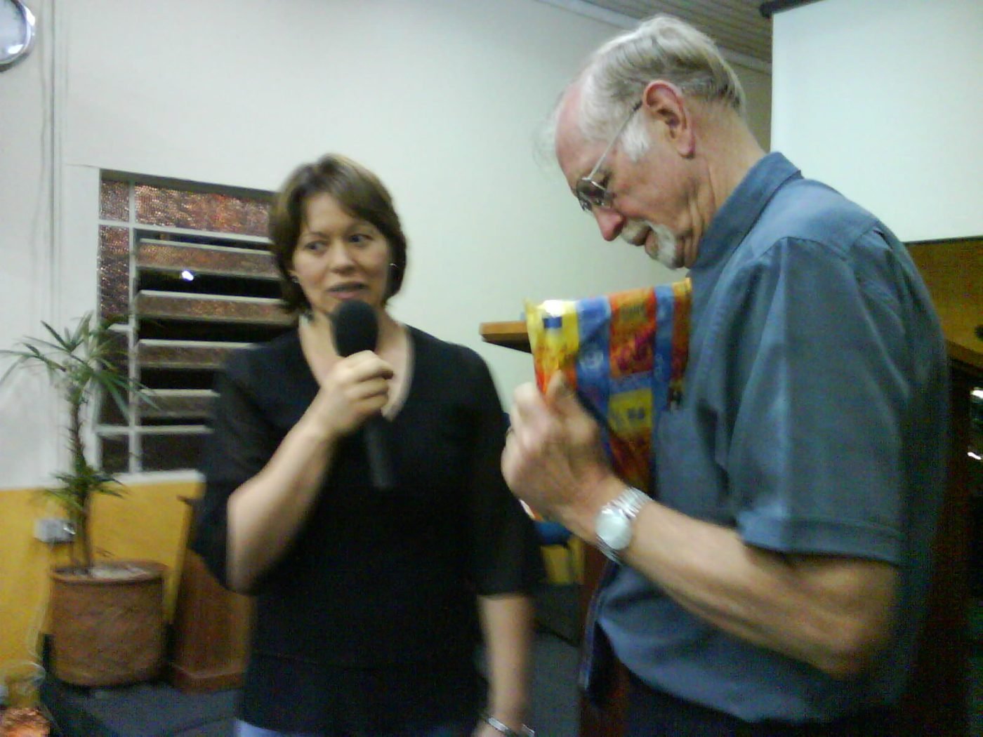 Pregação com tradução (Roy Kenny e Sandra Mistro)